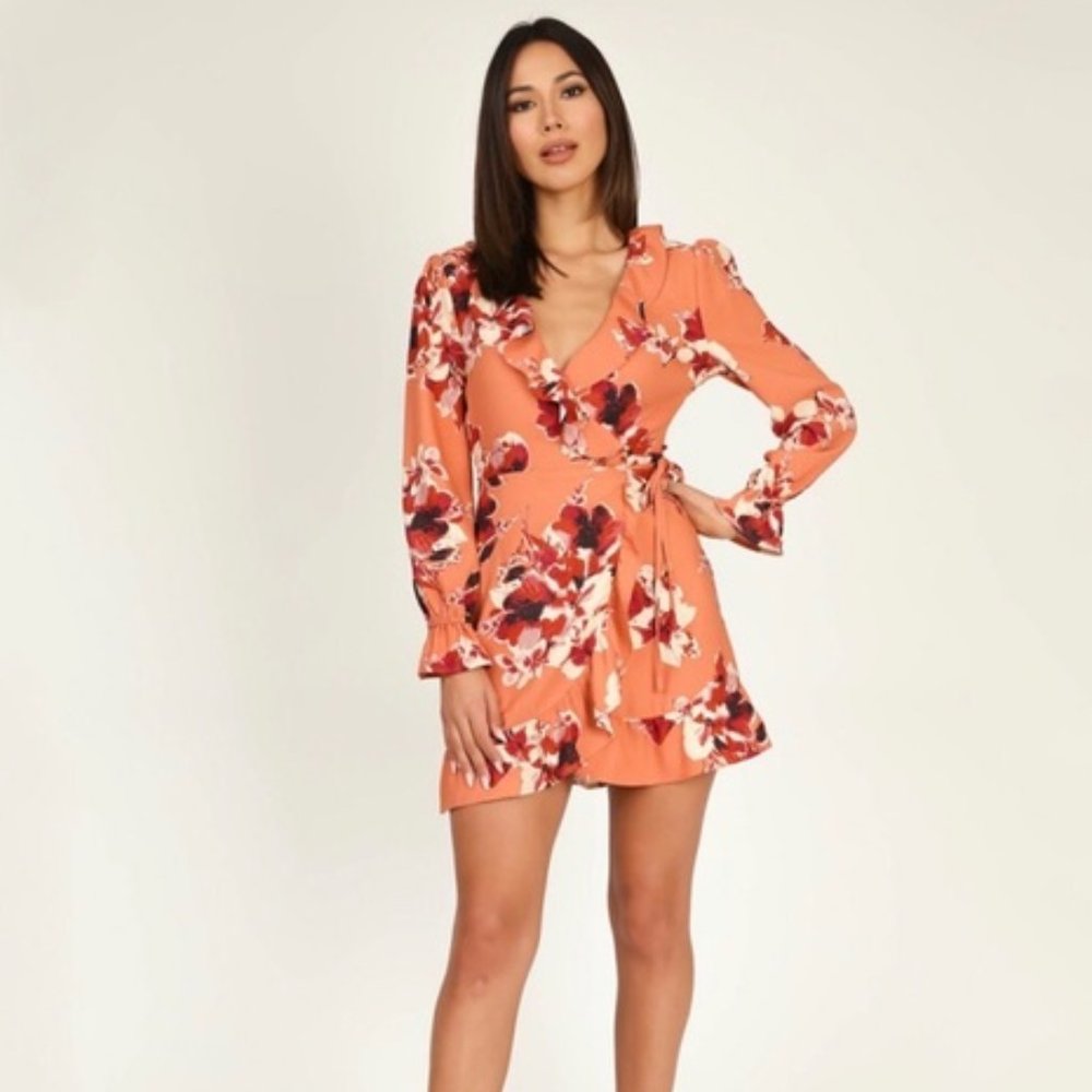 Rio Ruffle Floral Surplus Dress